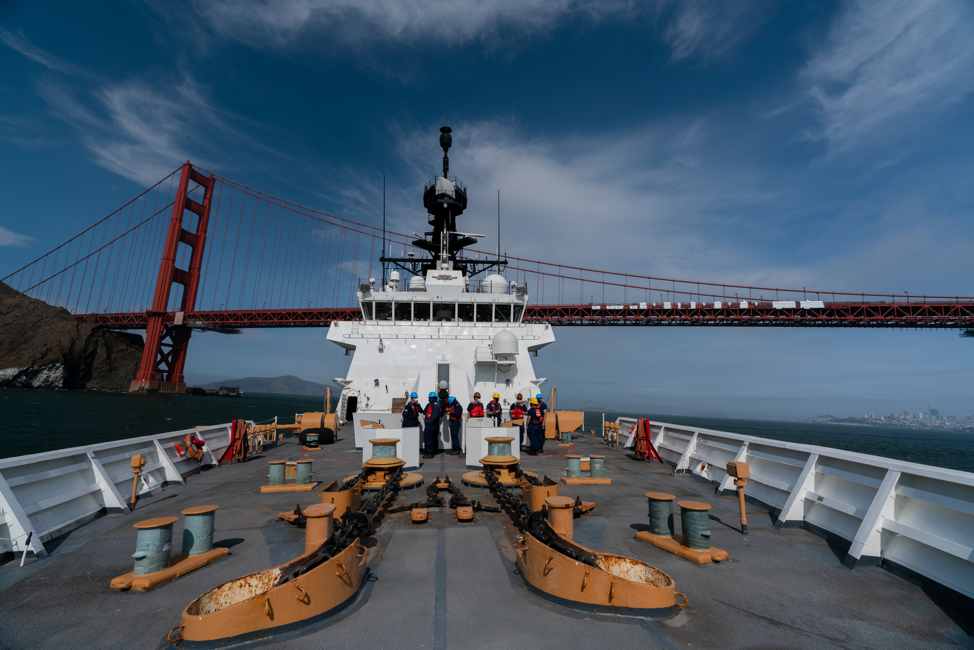 PHOTO: Alameda, California-based Coast Guard cutter departs for Western Pacific patrol