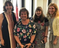 WB colleagues Jackie Cooke, Angie Rizzolo, Barbara Stadig, and Tiffany Boiman
