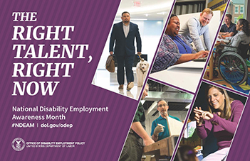 National Disability Employment Awareness Month (NDEAM) Flyer