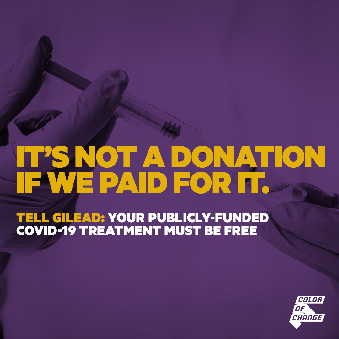 It's not a donation if we paid for it. Gilead's COVID-19 treatment must be free