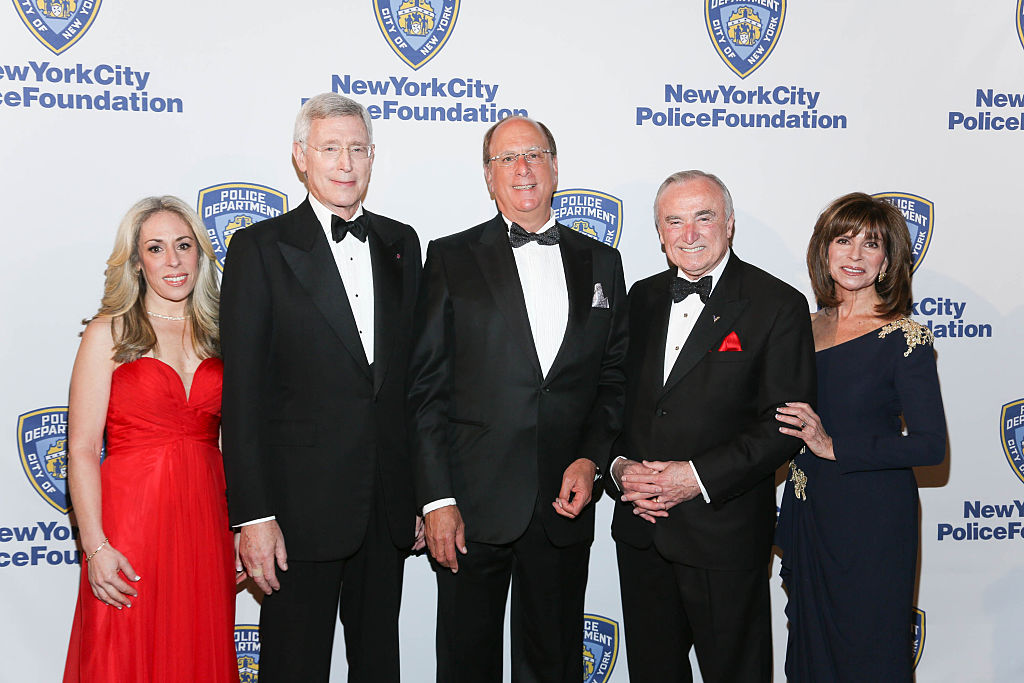 BlackRock CEO Larry Fink at New York City's Police Foundation's 2015 Gala
