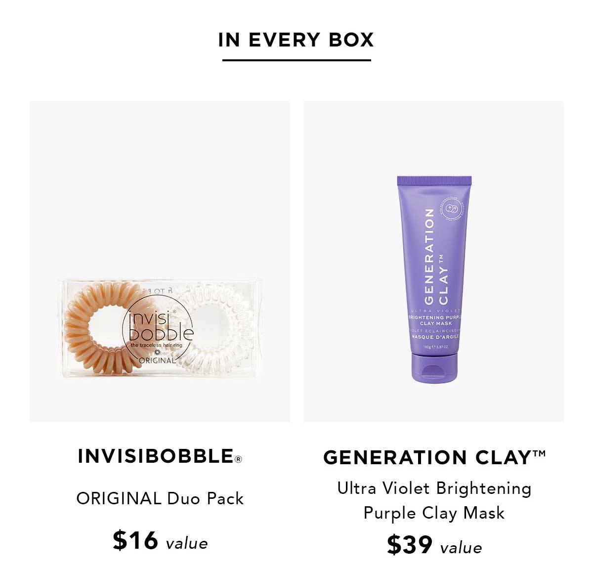 In Every Box | invisibobbleÂ®, Generation Clayâ¢