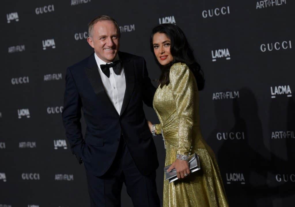 Salma Hayek El empresario François-Henri Pinault y su esposa, la actriz Salma Hayek. / AFP
