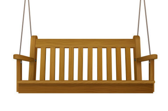 Leading from porch swing
