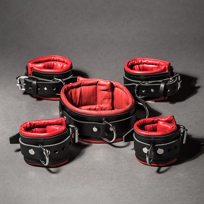 Padded Leather Cuffs & Collars