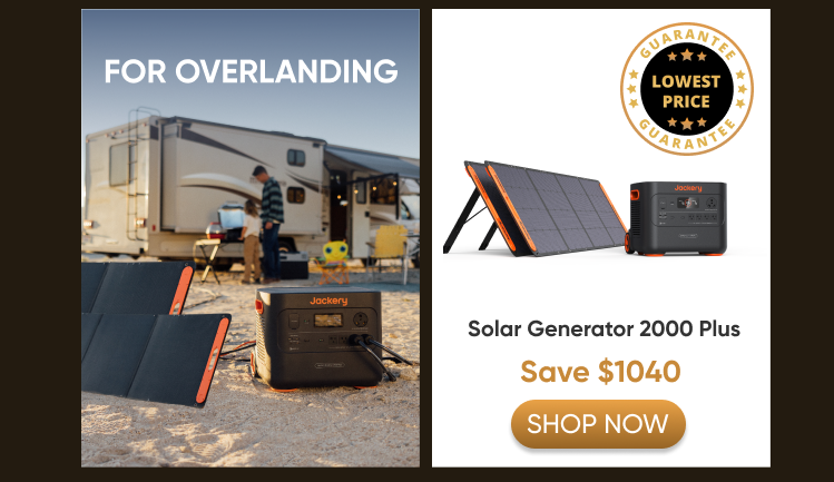 Jackery Solar Generator 2000 Plus Black Friday Sale