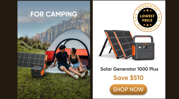 Jackery Solar Generator 1000 Plus Black Friday Sale