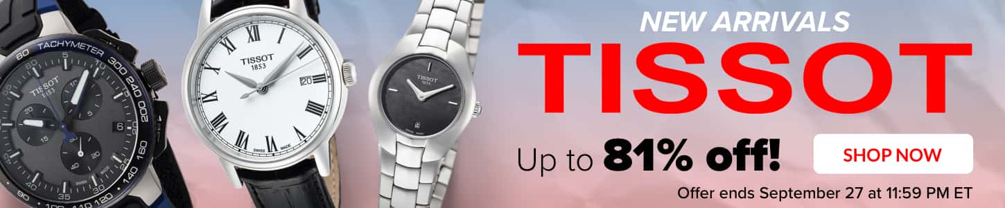 TISSOT Up to 81% Off!