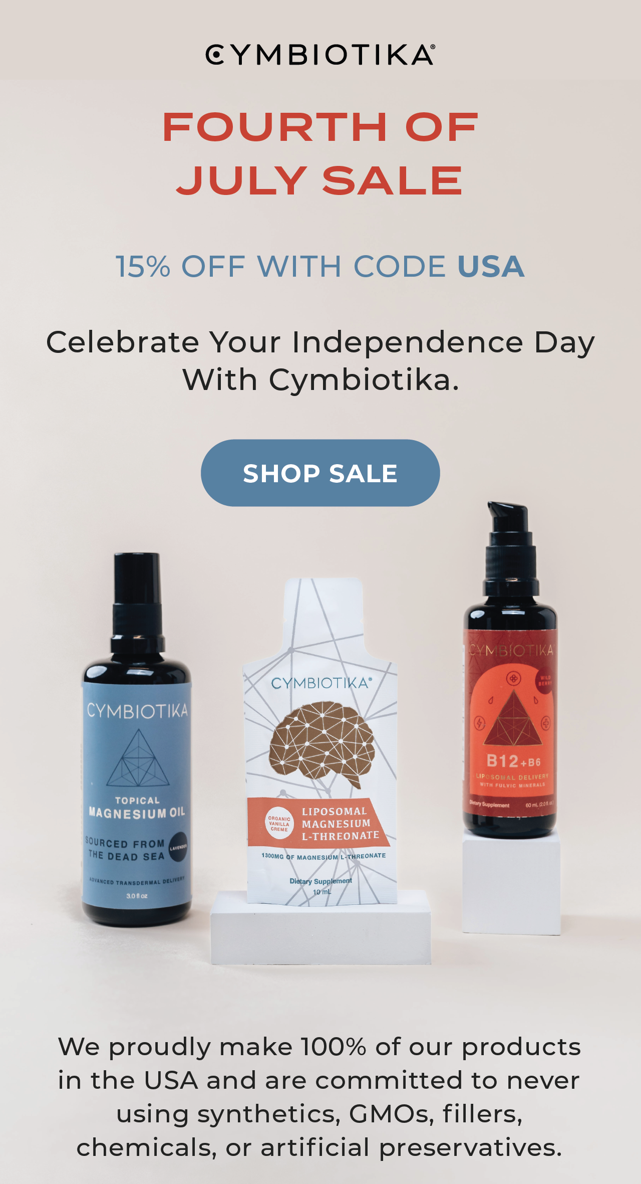 Happy 4th of July! 15% OFF With Code USA
