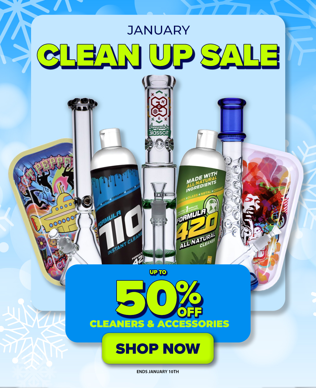 January Clean Up - Up to 50% off