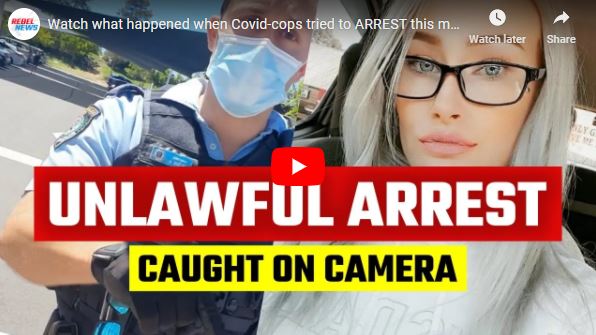 Watch what happened when Covid-cops tried to ARREST this mother
in Sydney today