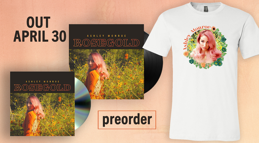 Preorder a Rosegold, CD, Vinyl or T-Shirt