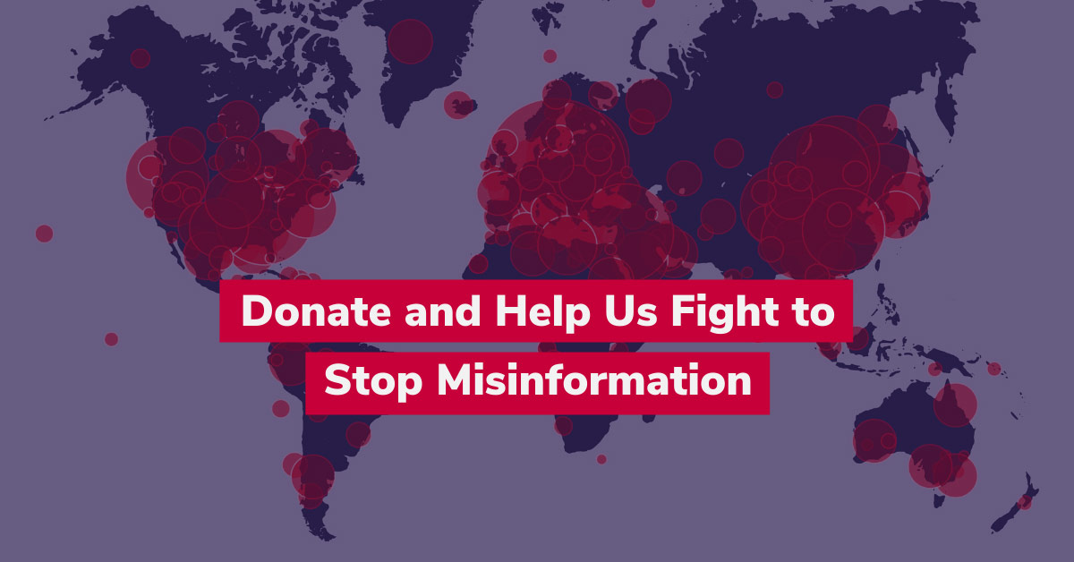 Donate to Stop Hate and Disinformation on COVID-19