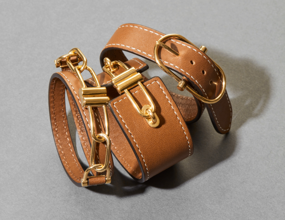 Three Leather Bracelets