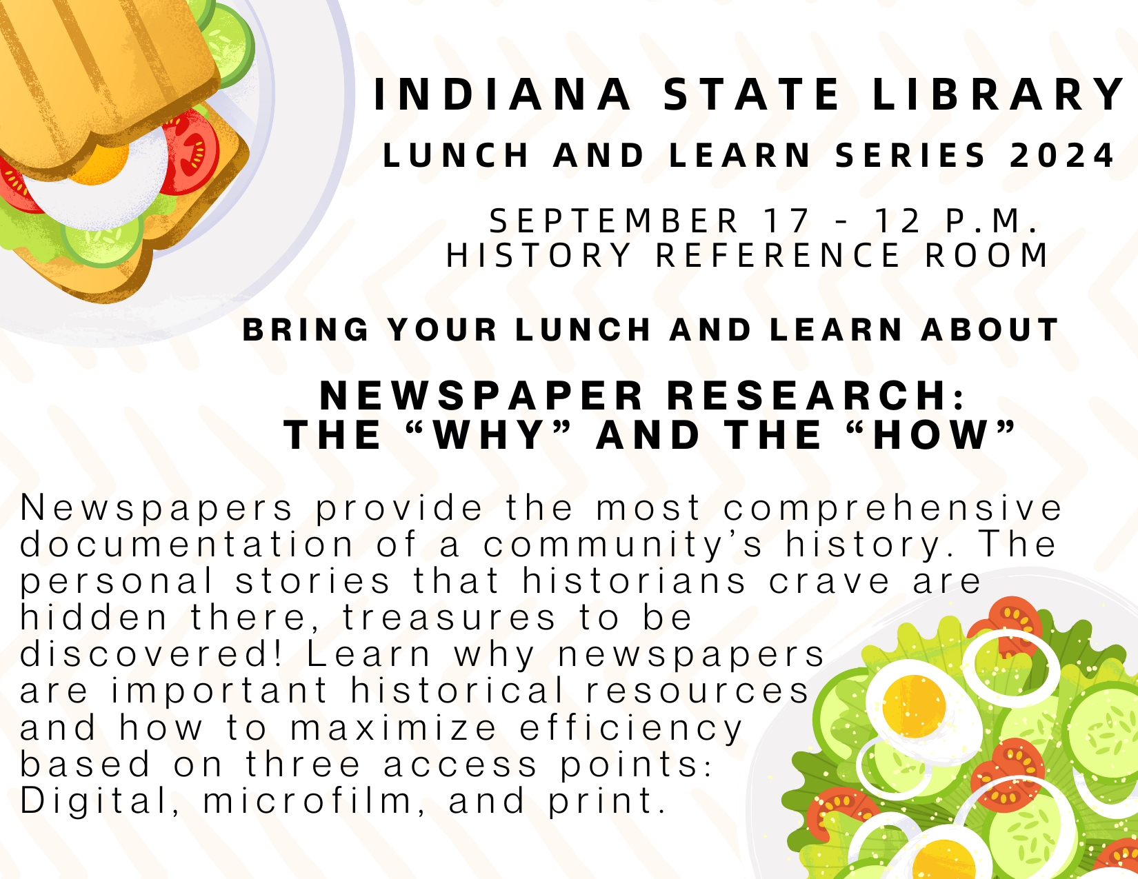 Indiana State Library Lunch and Learn Series 2024: Newspaper Research: The "Why" and the "How"