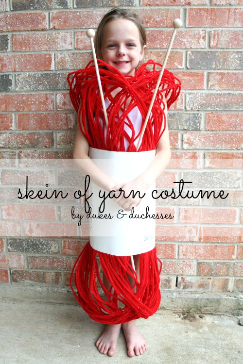 skein of yarn costume for halloween