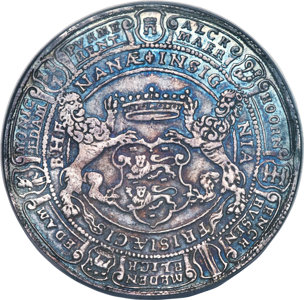 Netherlands: West Friesland. Provincial silver 'Reopening Maritime Commerce' Medal 1594 AU50 NGC