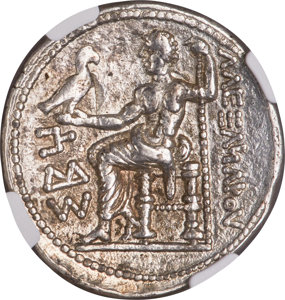 ARABIAN PENINSULA. Uncertain mint. Ca. late 3rd century BC. AR tetradrachm (28mm, 16.92 gm, 2h). NGC Choice XFâ˜… 5/5 - 4/5, flan flaw