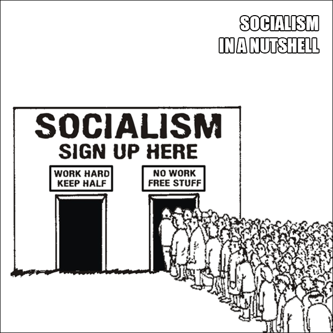 Image result for cartoon socialism explained