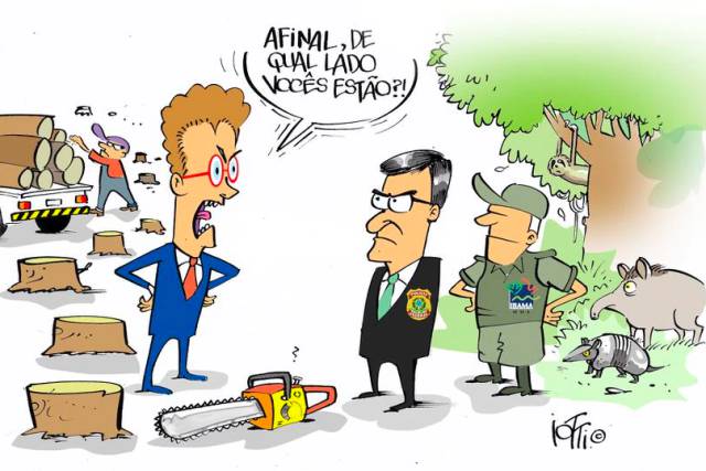 O mundo de Ricardo Salles, por Iotti