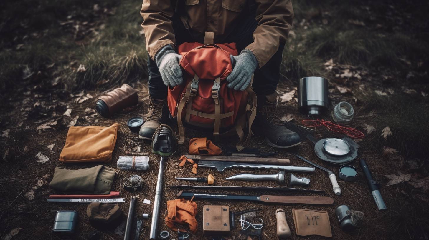 survival tool packing bag