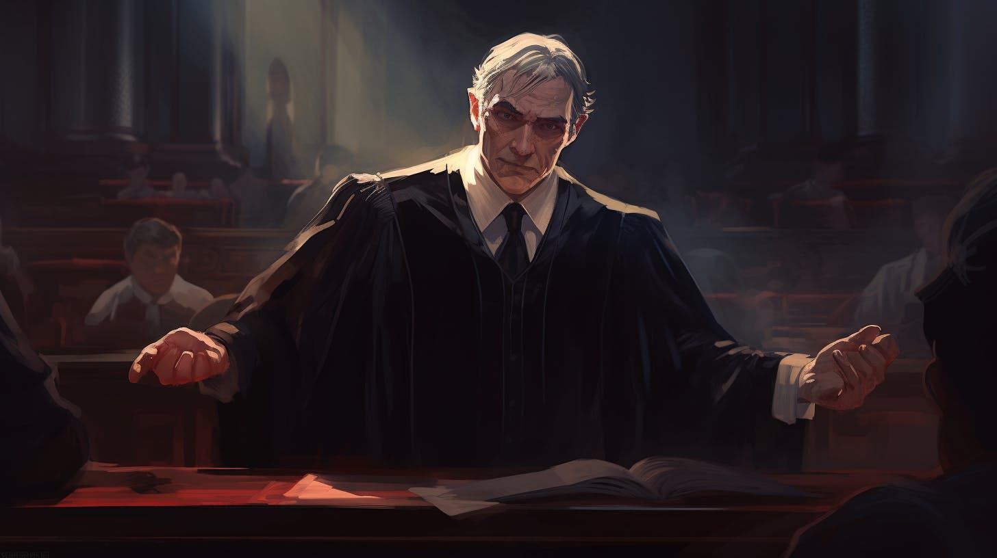 a judge