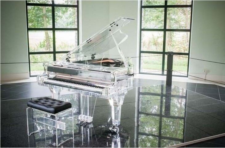 most expensive items crystal piano