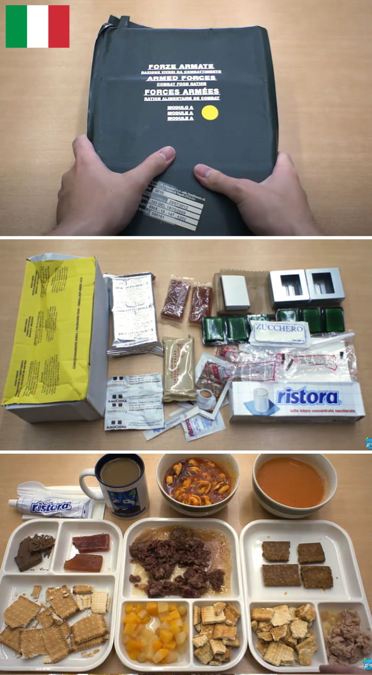 Military Rations Italy