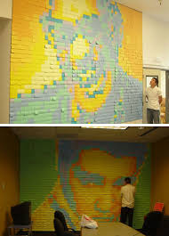 Image result for post it art