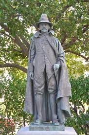 William Bradford Statue, Plymouth, MA 2015-09-21 | Dick 'n Debbie's Travels