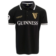 Guinness Black Guinness Polo Shirt With Harp Crest