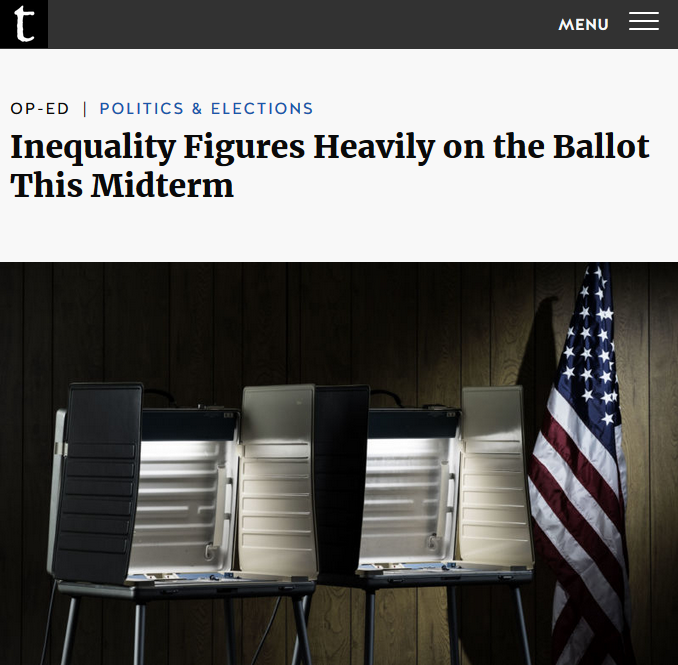 Truthout: Inequality Figures Heavily on the Ballot This Midterm