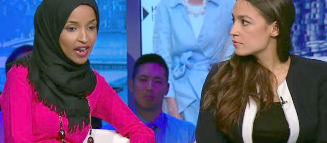 Alexandria Ocasio-Cortez and Ilhan Omar on CNN