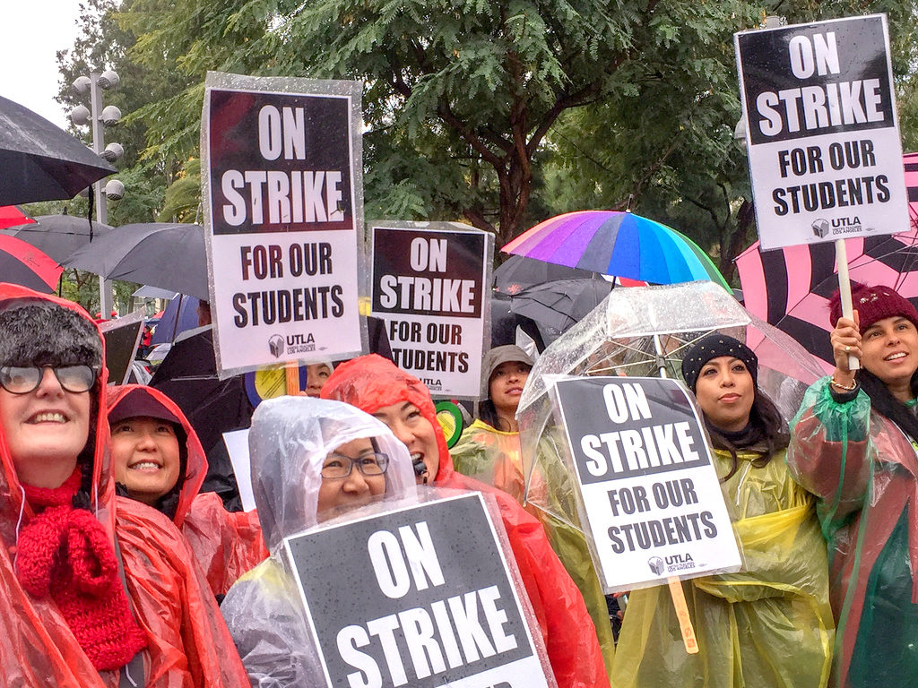 LA teachers on strike