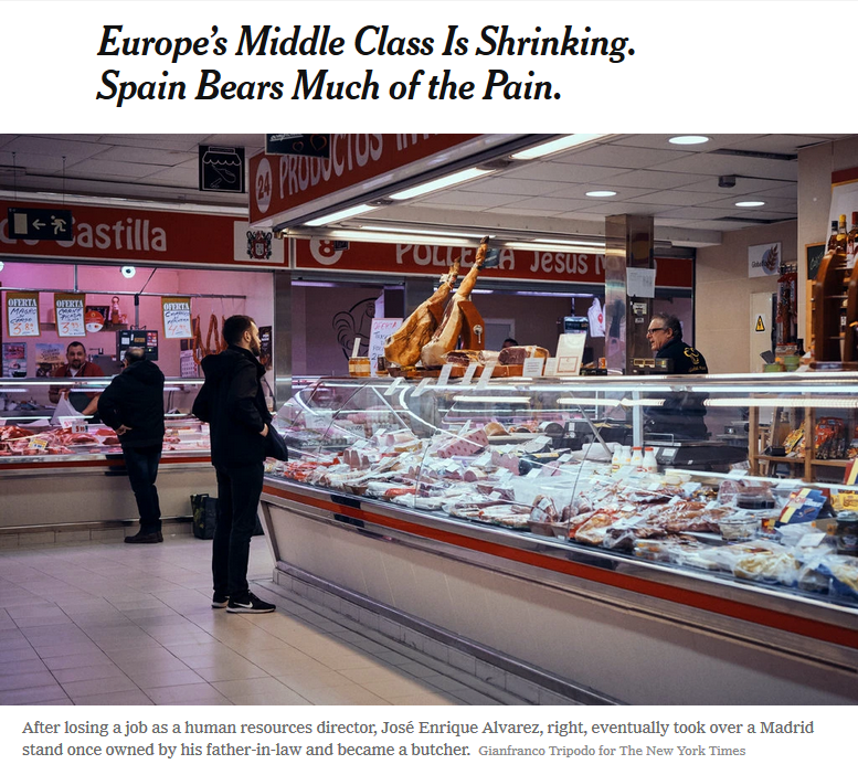 New York Times: Europe's Middle Class Is Shrinking 