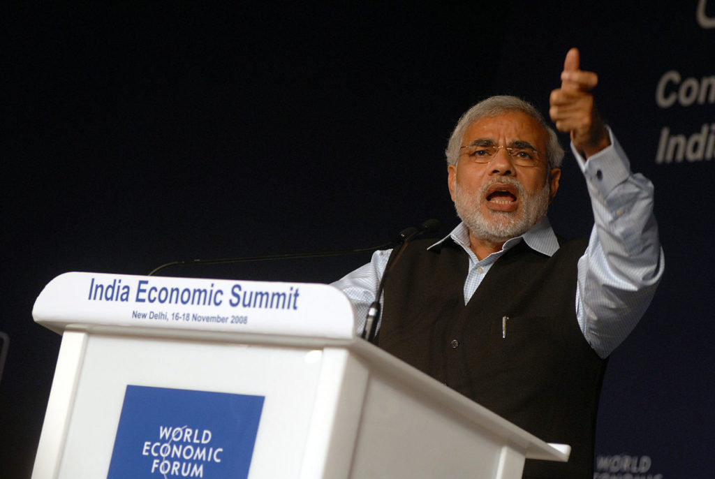 Narendra Modi (cc photo: World Economic Forum/Norbert Schiller)