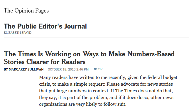 NYT: The Times Is Working on Ways to Make Numbers-Based Stories Clearer for Readers
