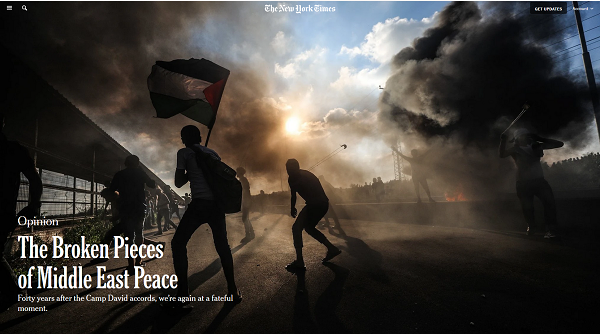 NYT: The Broken Pieces of Middle East Peace