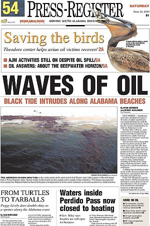 Press-Register: Waves of Oil