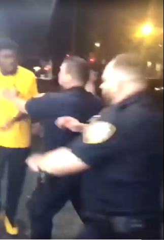 Bronx man being beaten and arrested for talking back to the NYPD