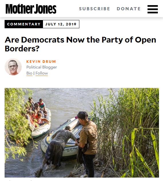 MoJo: Are Democrats Now the Party of Open Borders?