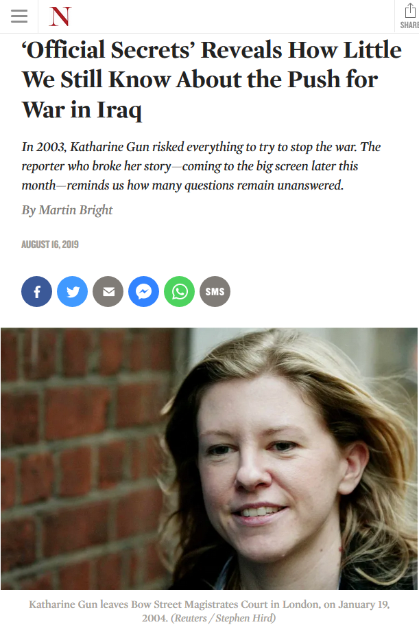 Nation: ‘Official Secrets’ Reveals How Little We Still Know About the Push for War in Iraq