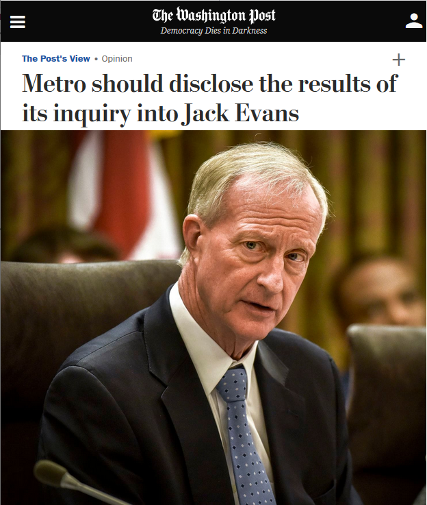 WaPo: Metro should disclose the results of its inquiry into Jack Evans
