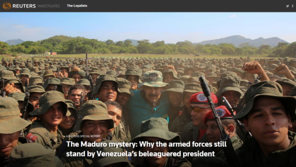 Reuters: The Maduro mystery: Why the armed forces still stand by Venezuela’s beleaguered president 
