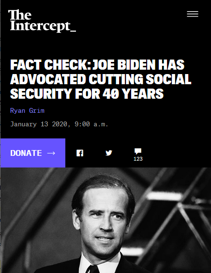 Factcheck: Joe Biden Has Advocated Cutting Social Security for 40 Years