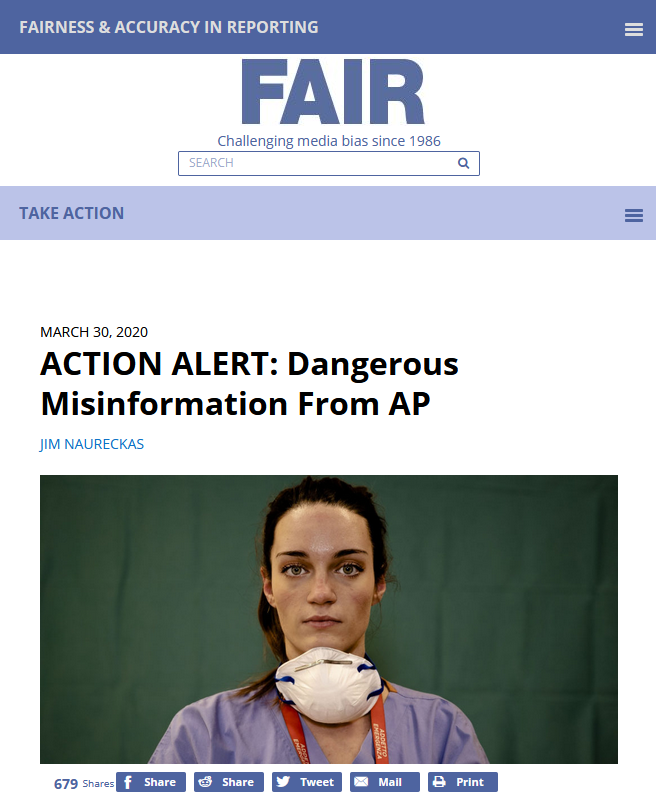 FAIR: Dangerous Misinformation From AP