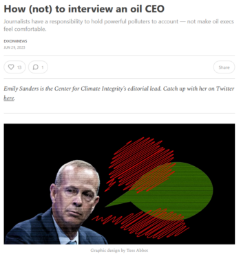 ExxonKnews: How (not) to interview an oil CEO