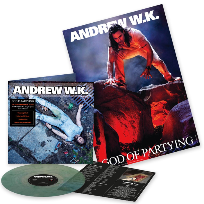 ANDREW W.K. to Release New Full-Length Rock Album, God Is Partying
