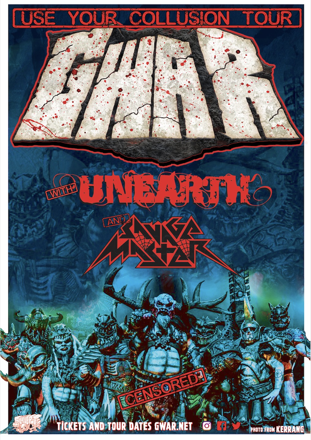 GWAR Announces “Use Your Collusion” Holiday Tour Dates!