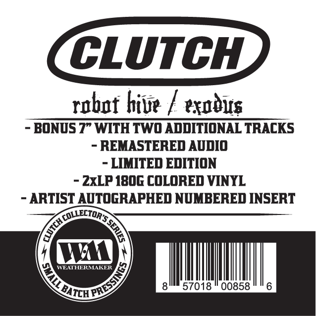CLUTCH Announce 'Robot Hive/Exodus' Collector's Series Reissue